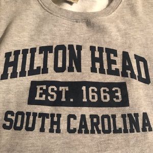 Hilton head crew neck sweatshirt